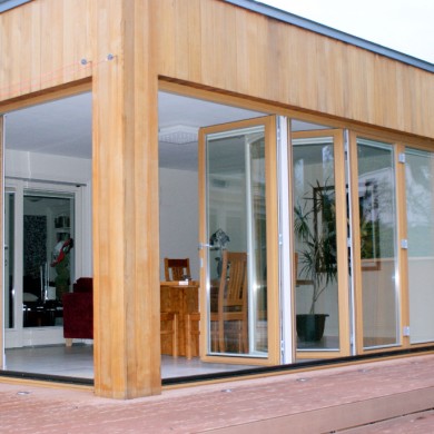 Ken O'Brien Carpentry, Building, Roofing - Hracho Wina larch bi fold