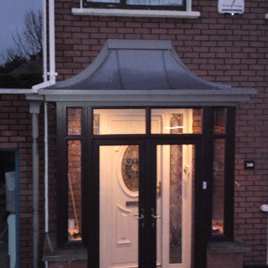 Ken O'Brien Carpentry, Building, Roofing - Porch with zinc roof