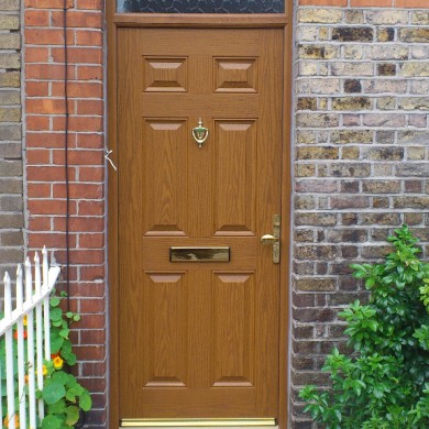 Ken O'Brien Carpentry, Building, Roofing - Woodgrain composite door